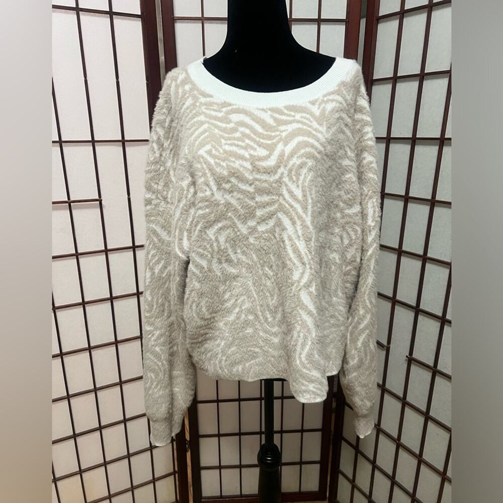 ANTHROPOLOGIE PILCRO ANIMAL EYELASH SWEATER‎ NWT SIZE XL